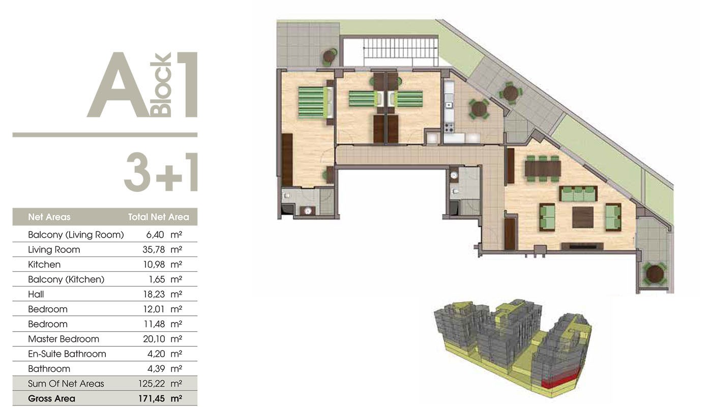 Environmental Friendly Apartments for Sale Located in Istanbul Eyüp - 30640