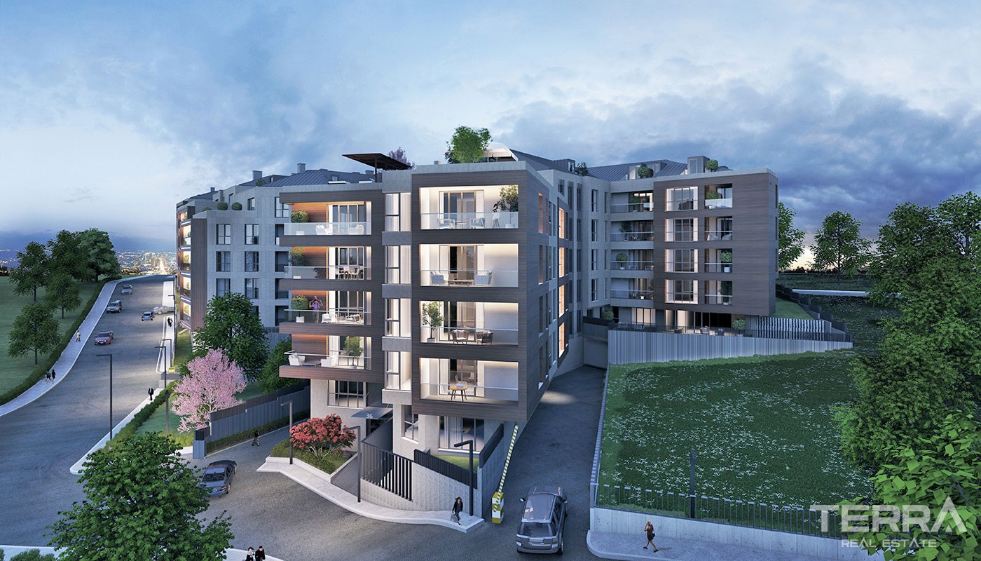 Environmental Friendly Apartments for Sale Located in Istanbul Eyüp - 30658
