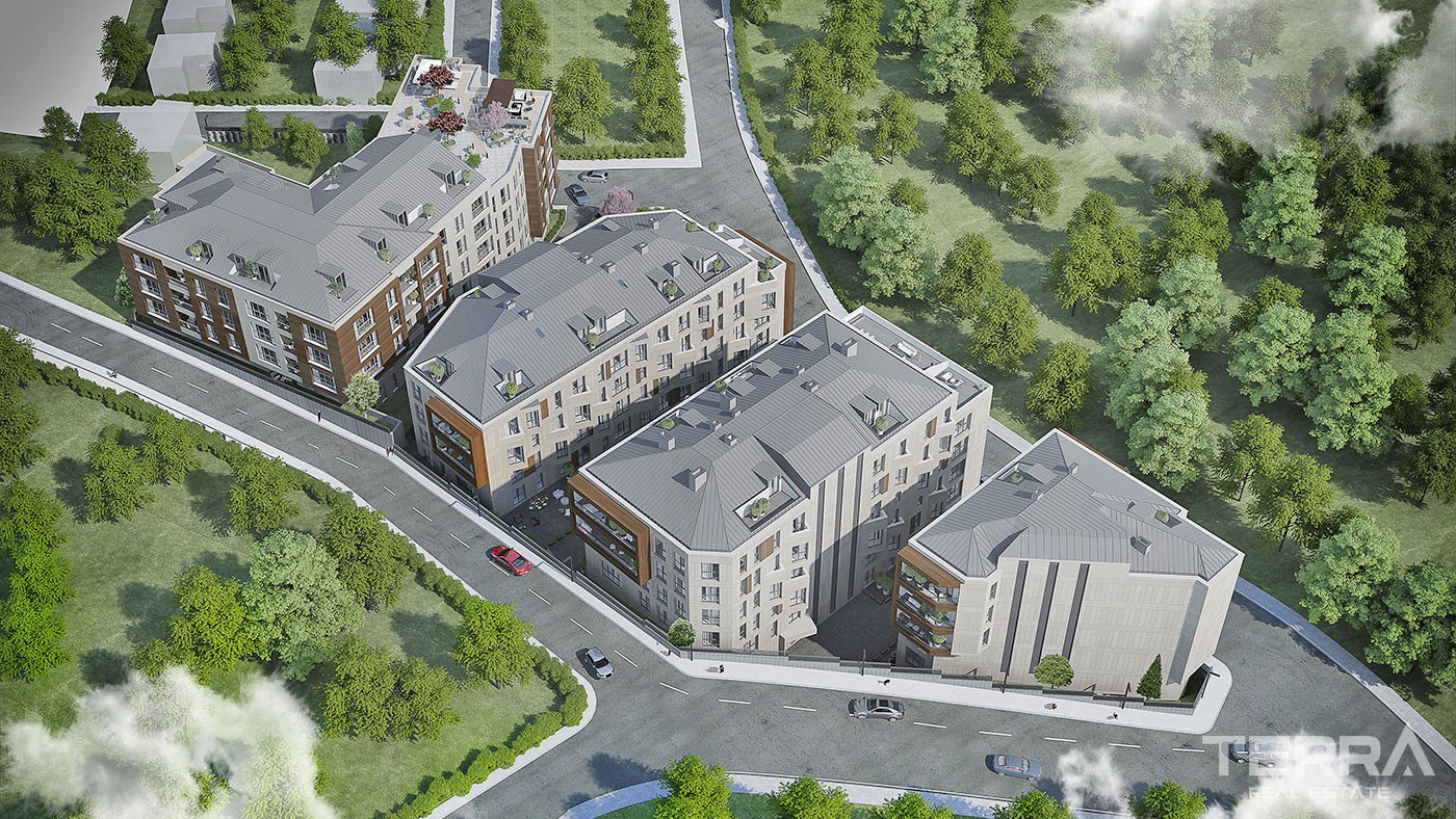 Environmental Friendly Apartments for Sale Located in Istanbul Eyüp - 30661