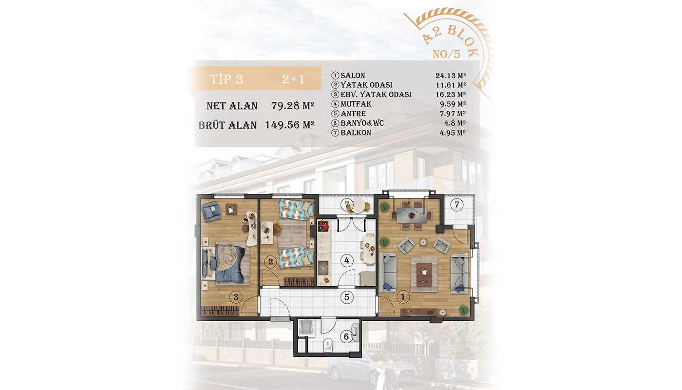 Sea View Apartments in Istanbul, Beylikdüzü in Fors Marina - 30693