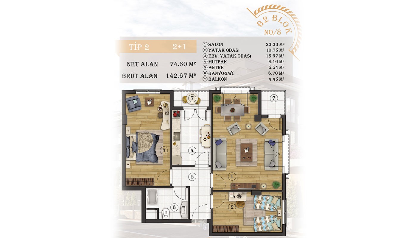 Sea View Apartments in Istanbul, Beylikdüzü in Fors Marina - 30697