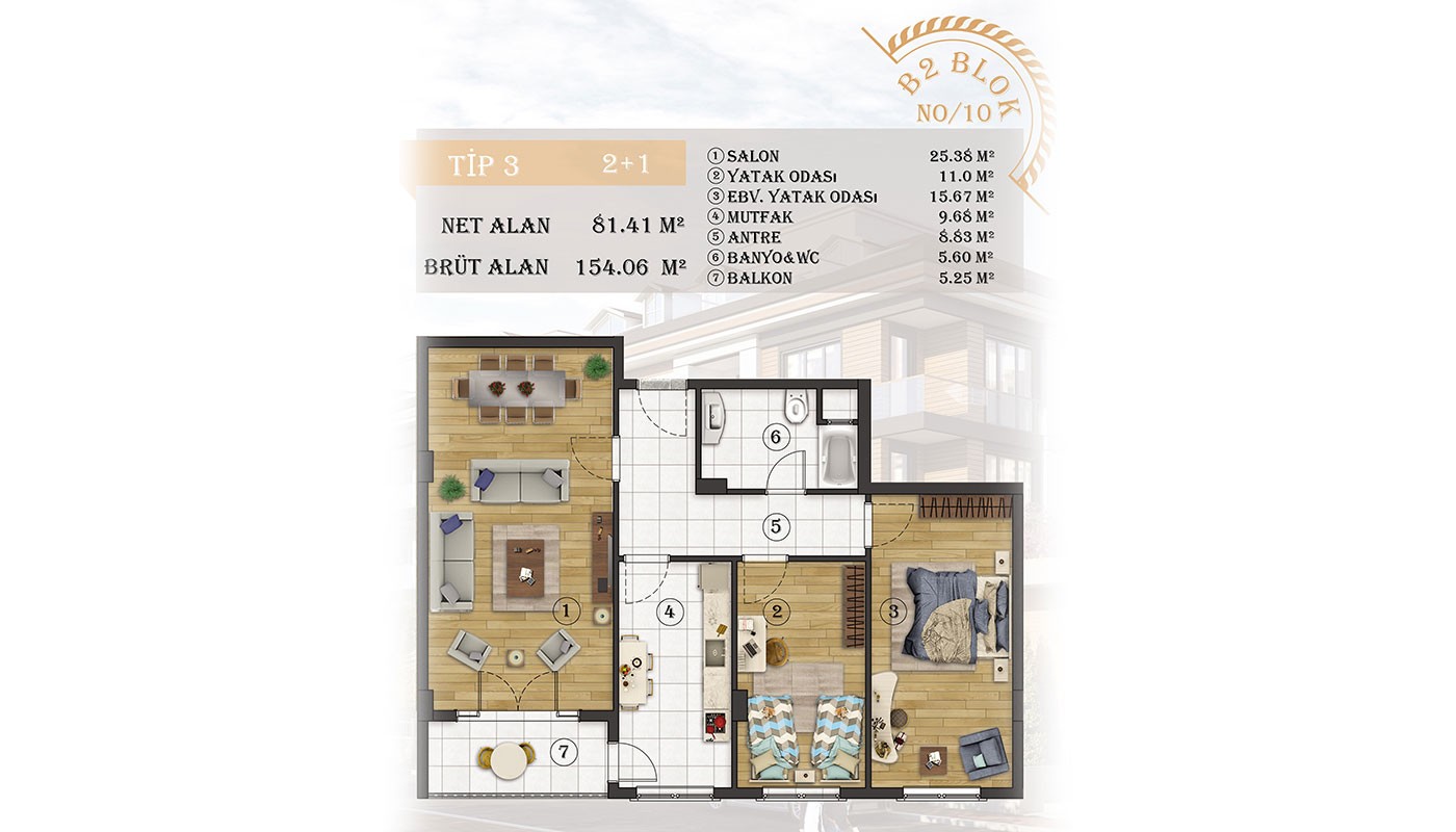 Sea View Apartments in Istanbul, Beylikdüzü in Fors Marina - 30698
