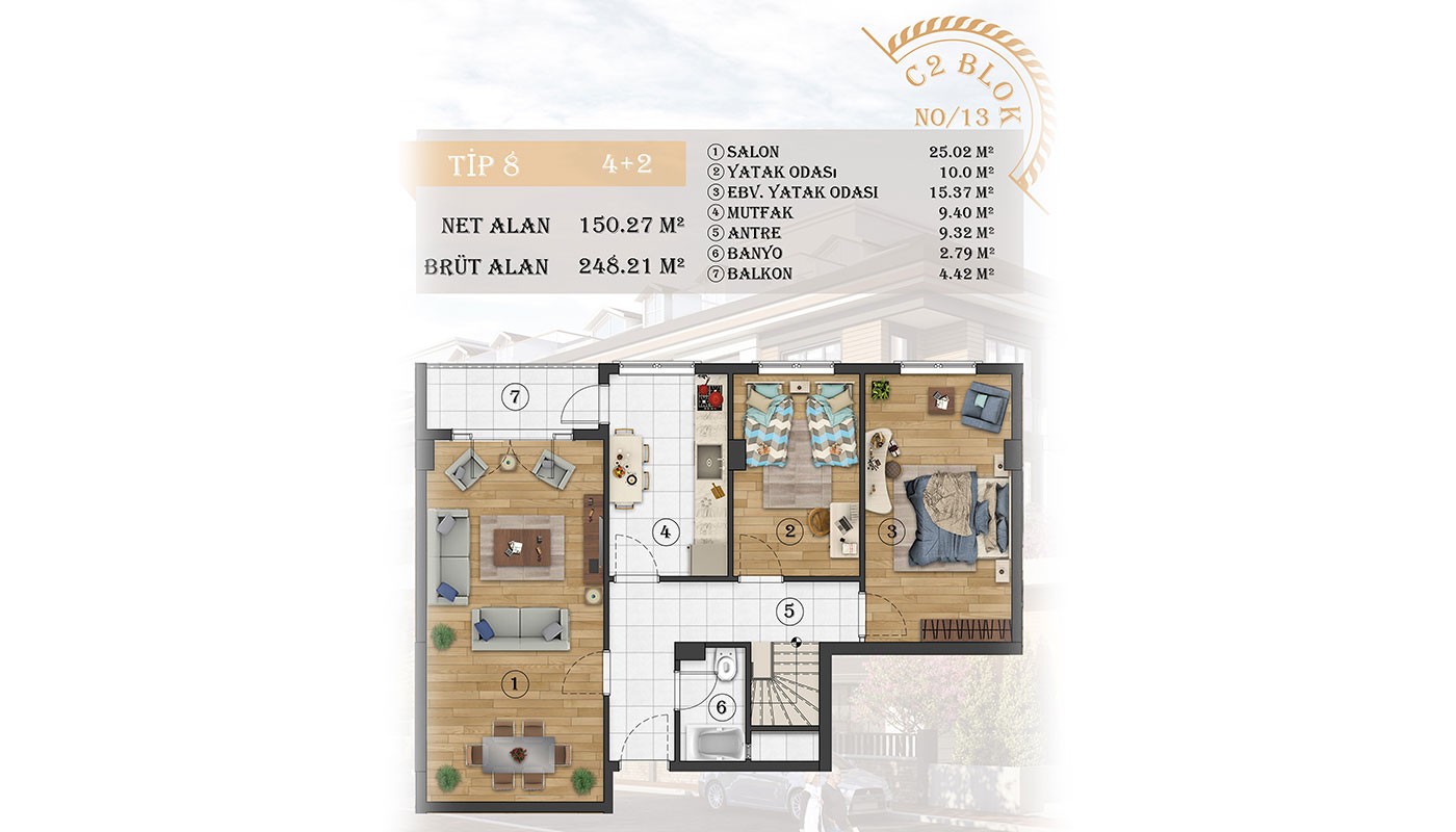 Sea View Apartments in Istanbul, Beylikdüzü in Fors Marina - 30701