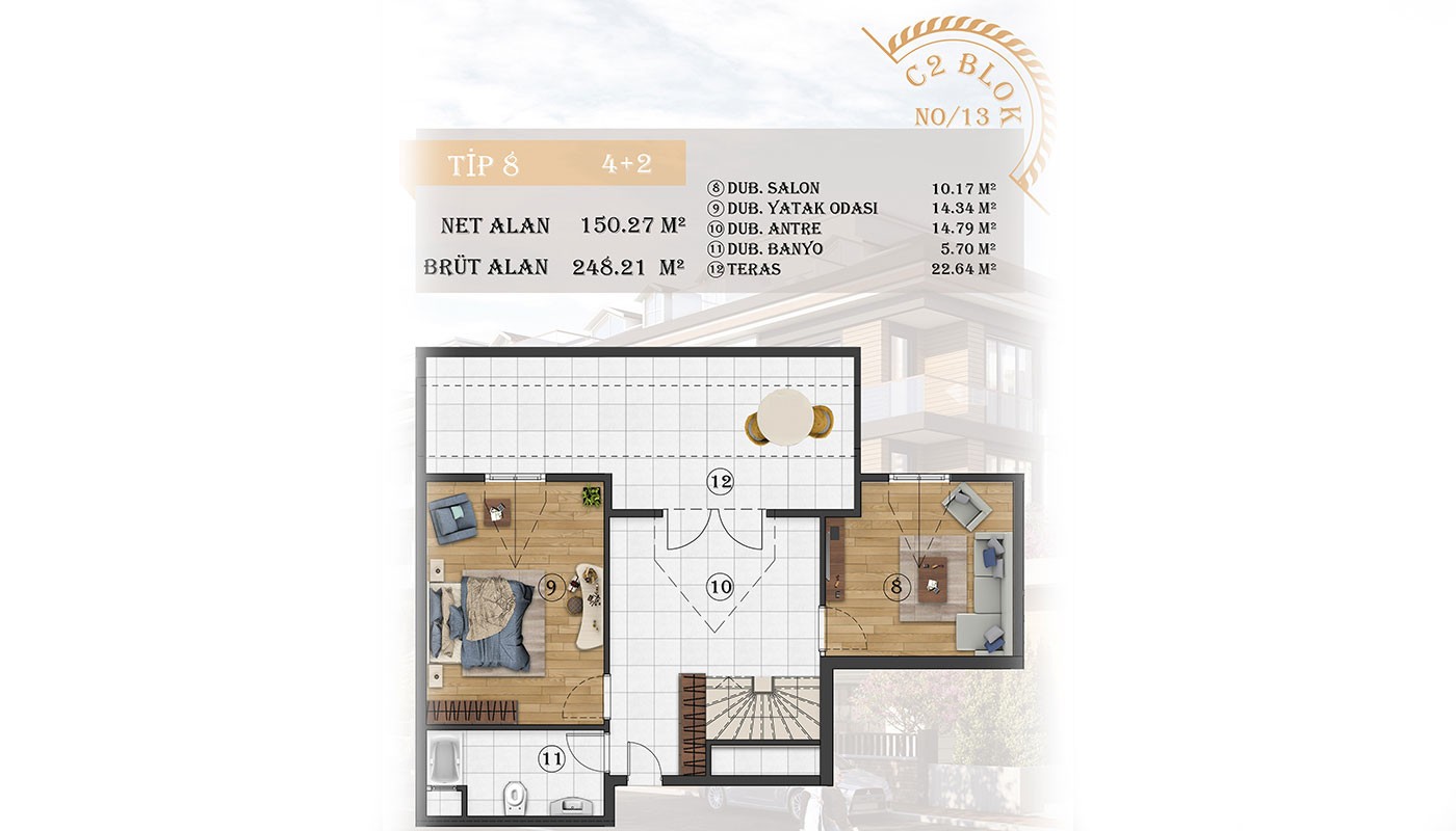 Sea View Apartments in Istanbul, Beylikdüzü in Fors Marina - 30702