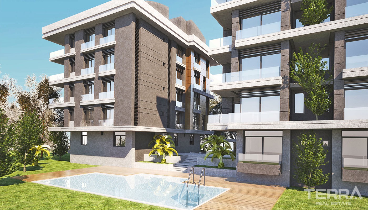 New Apartments in Antalya Konyaaltı with Charming Mountain Views - 30710