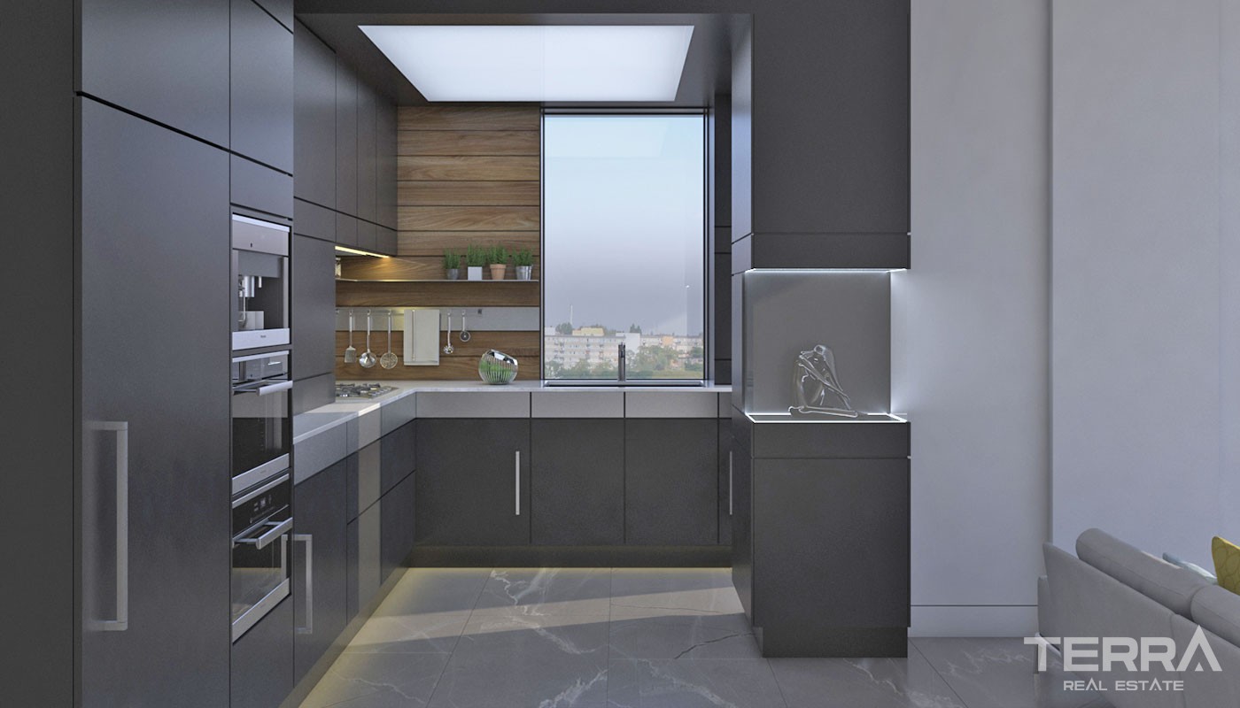 New Apartments in Antalya Konyaaltı with Charming Mountain Views - 30716