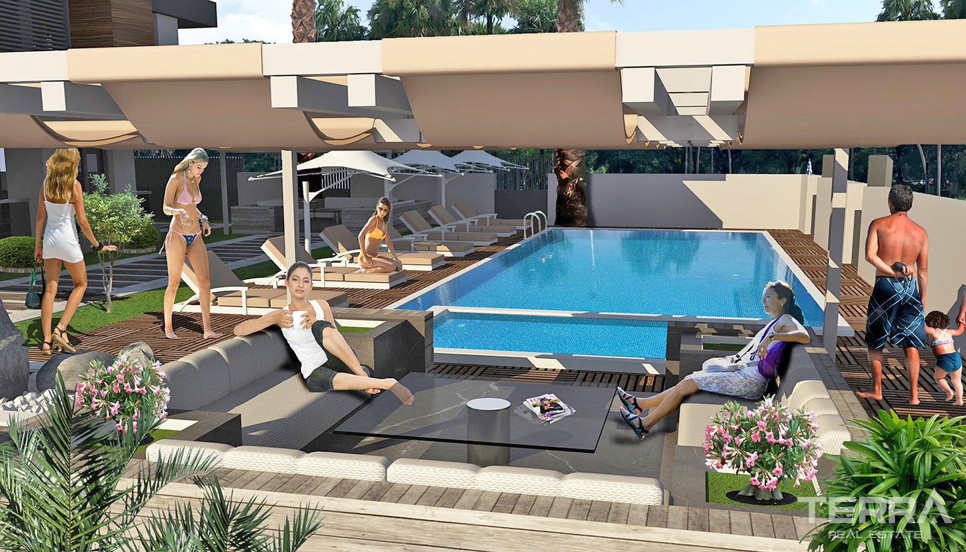 Modern Apartments with Mountain Views in Antalya Konyaaltı - 30703