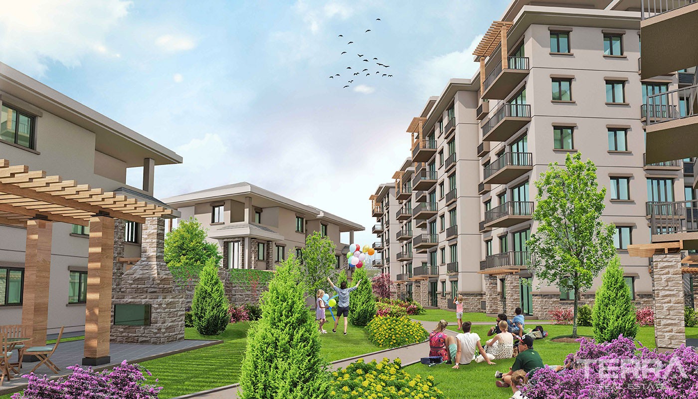 Lake View Apartments for Sale Located in Istanbul Bahçeşehir - 30727