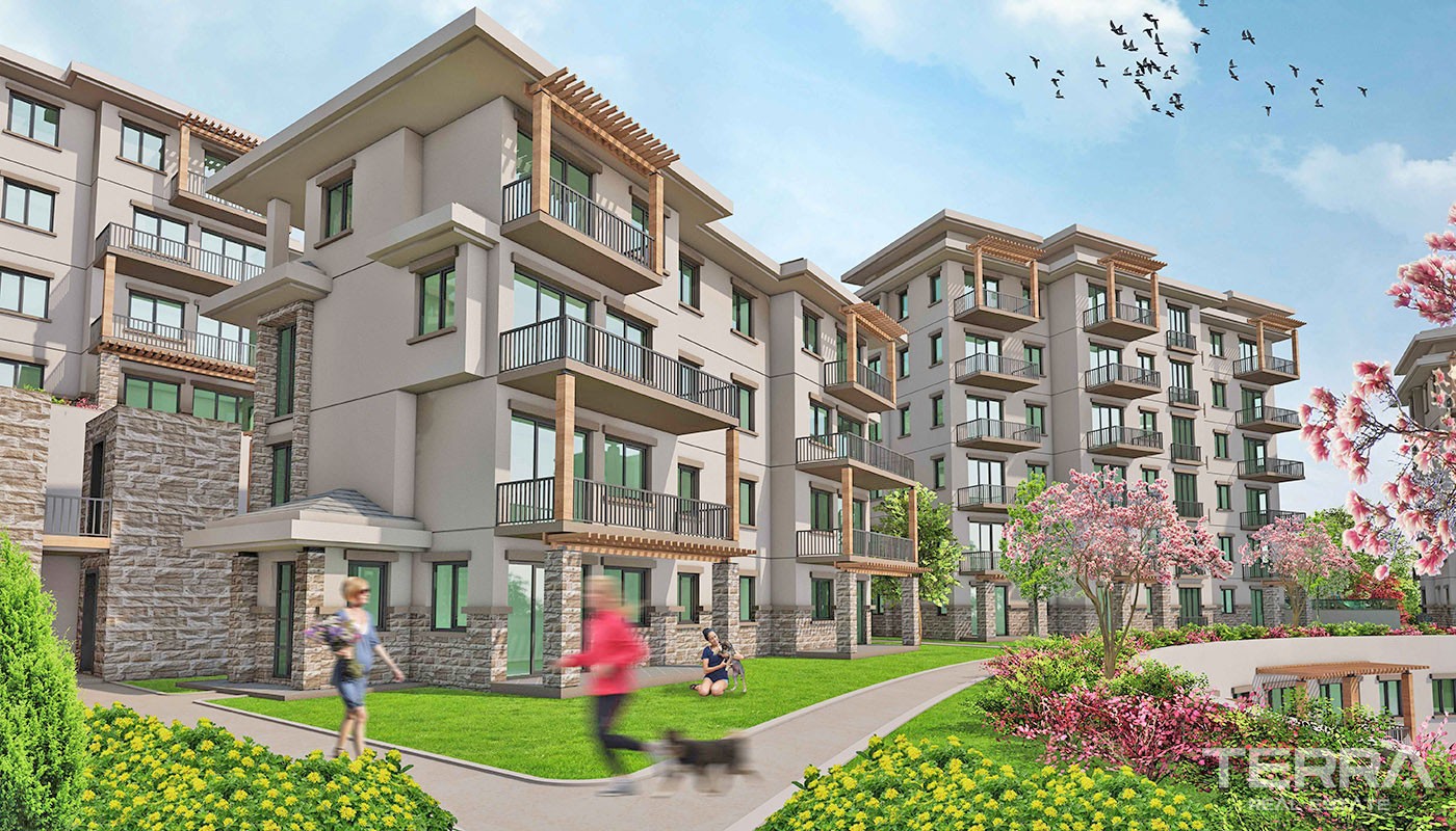 Lake View Apartments for Sale Located in Istanbul Bahçeşehir - 30729