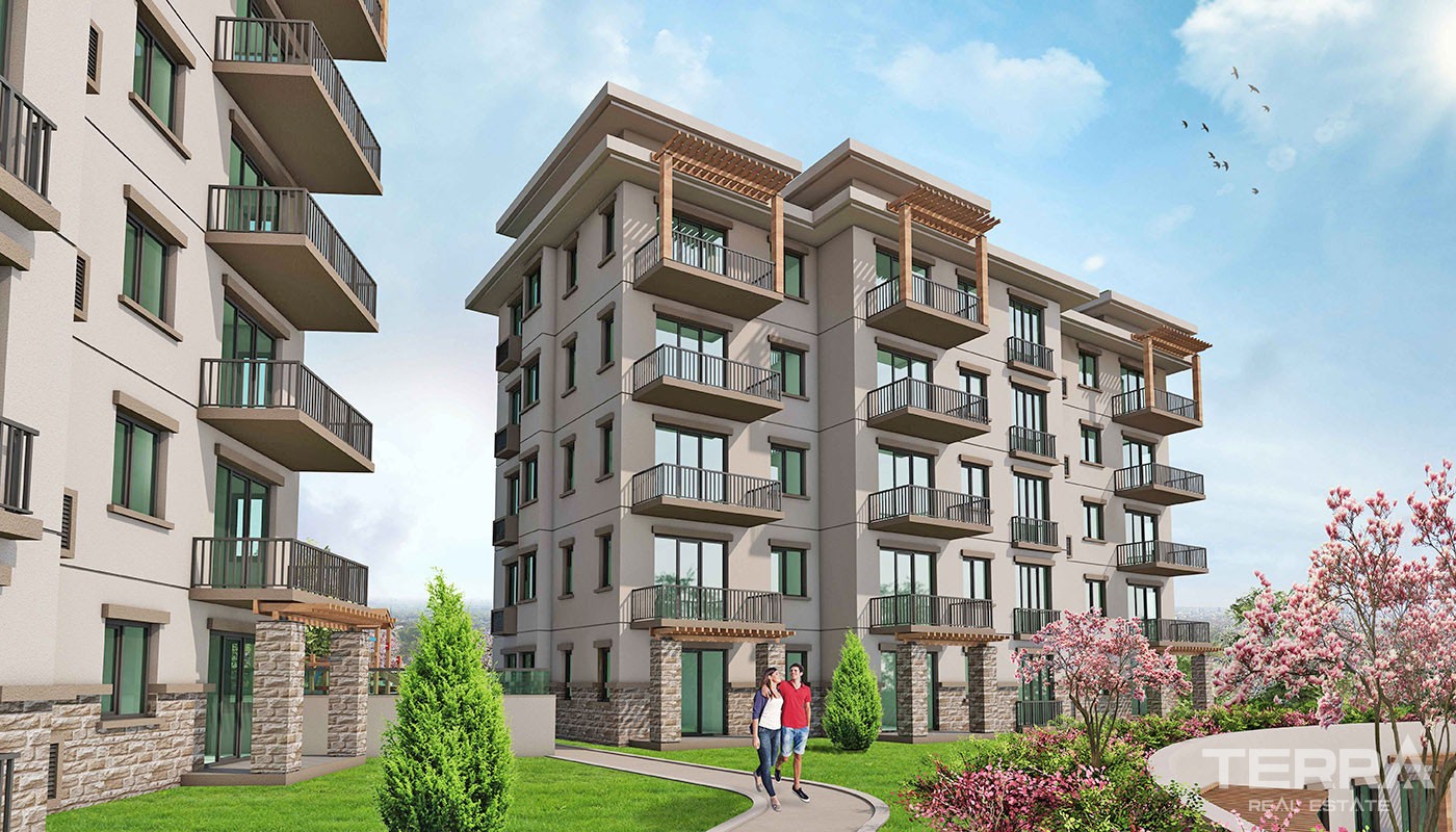 Lake View Apartments for Sale Located in Istanbul Bahçeşehir - 30730