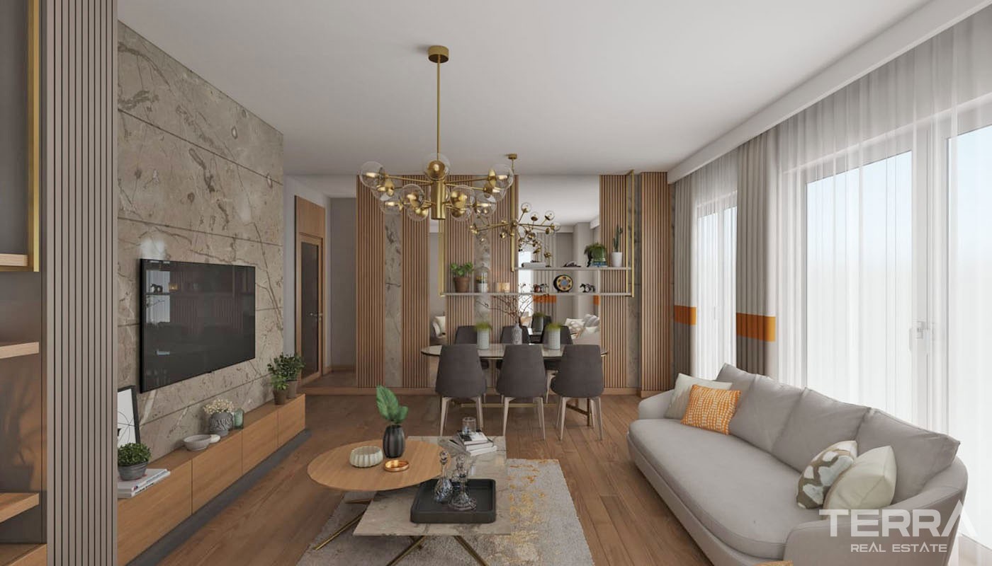 Lake View Apartments for Sale Located in Istanbul Bahçeşehir - 30734