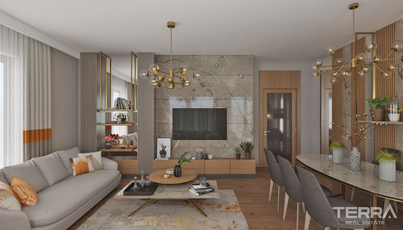 Lake View Apartments for Sale Located in Istanbul Bahçeşehir - 30735