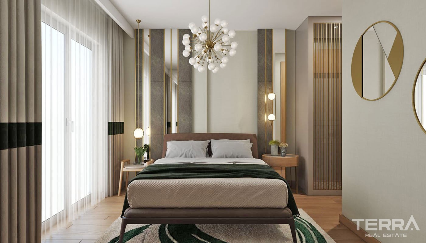 Lake View Apartments for Sale Located in Istanbul Bahçeşehir - 30743