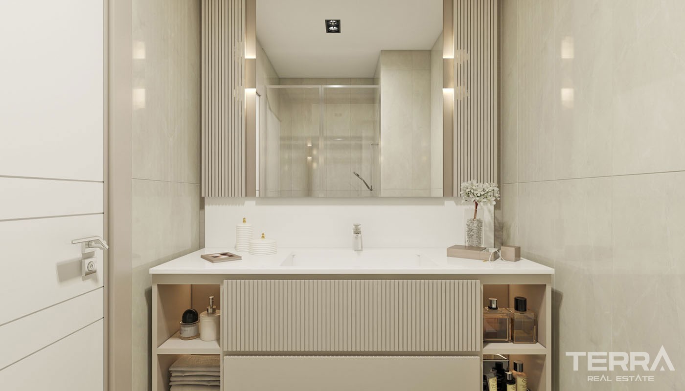 Lake View Apartments for Sale Located in Istanbul Bahçeşehir - 30748