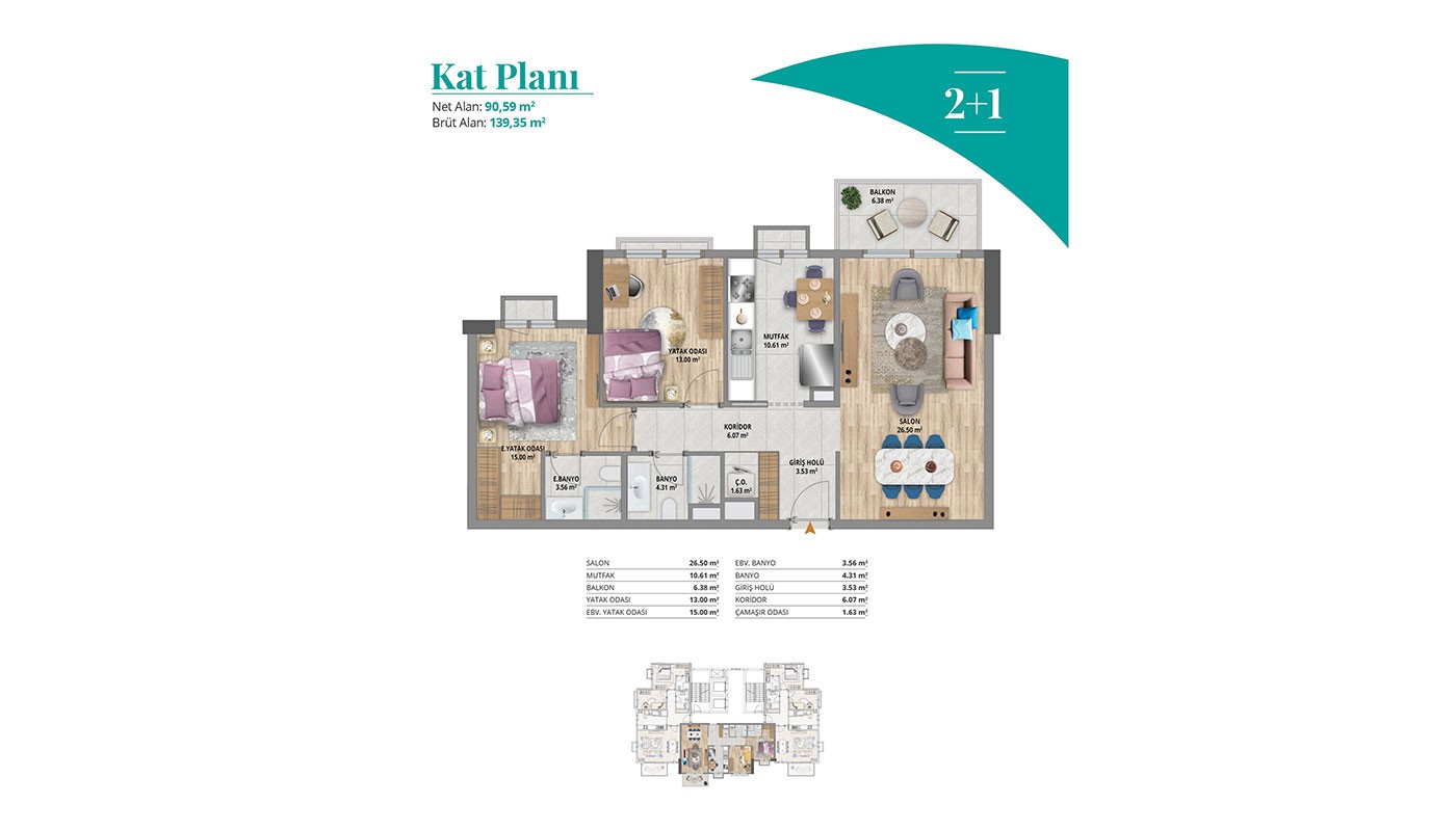 Lake View Apartments for Sale Located in Istanbul Bahçeşehir - 30751