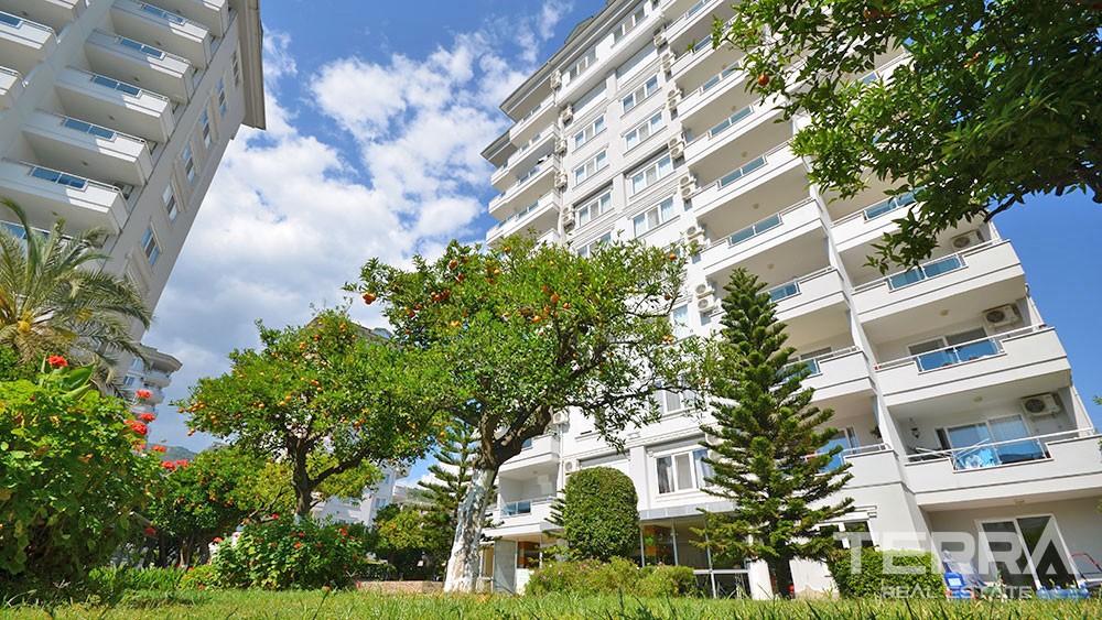 Sea View Flat Located in Cikcilli Alanya Only 750 m to the Beach - 30783