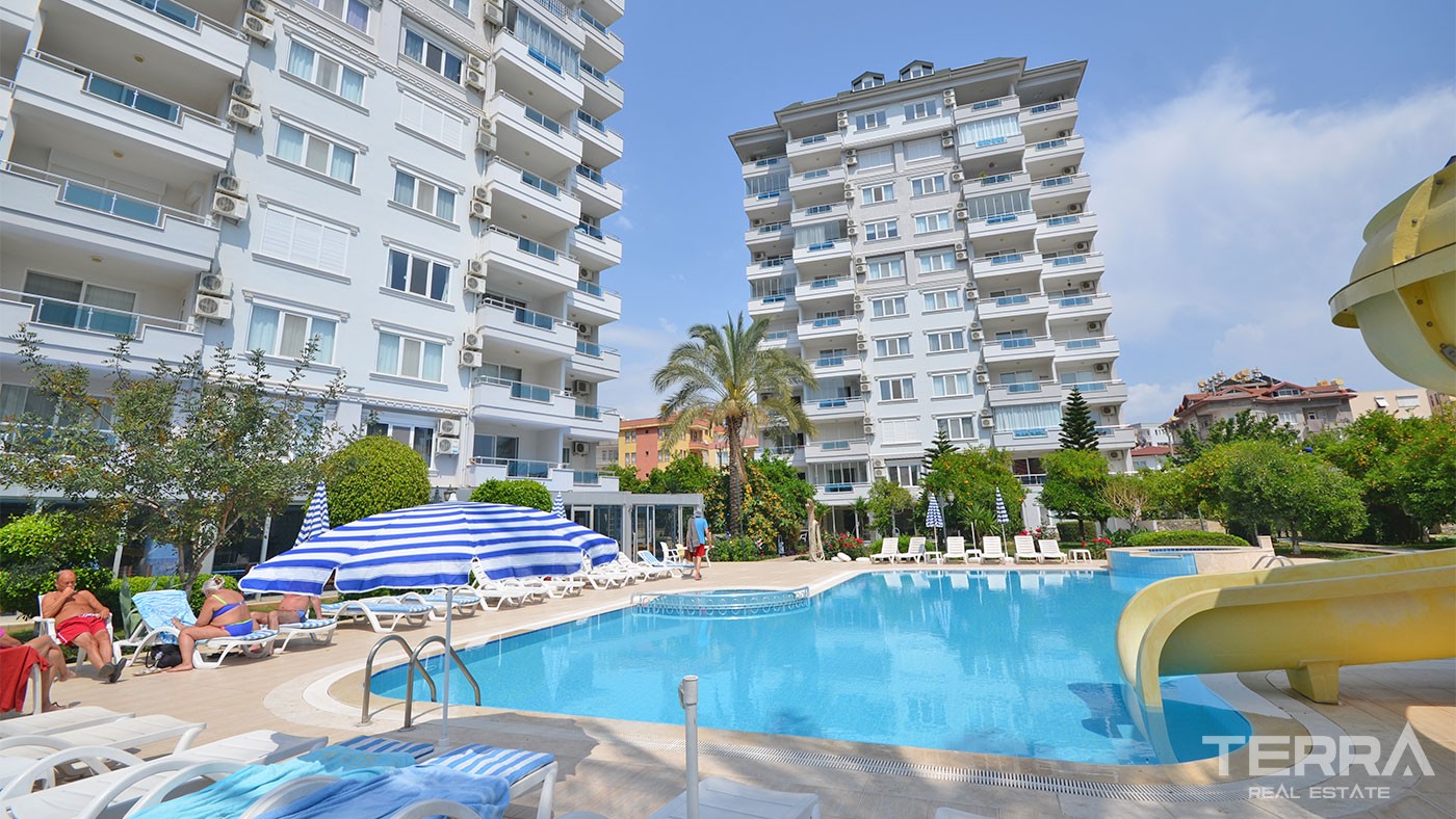 Sea View Flat Located in Cikcilli Alanya Only 750 m to the Beach - 30787