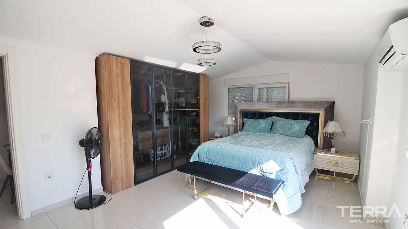 Furnished Penthouse Apartment Located in Alanya 150 m to Kestel Beach - 30813