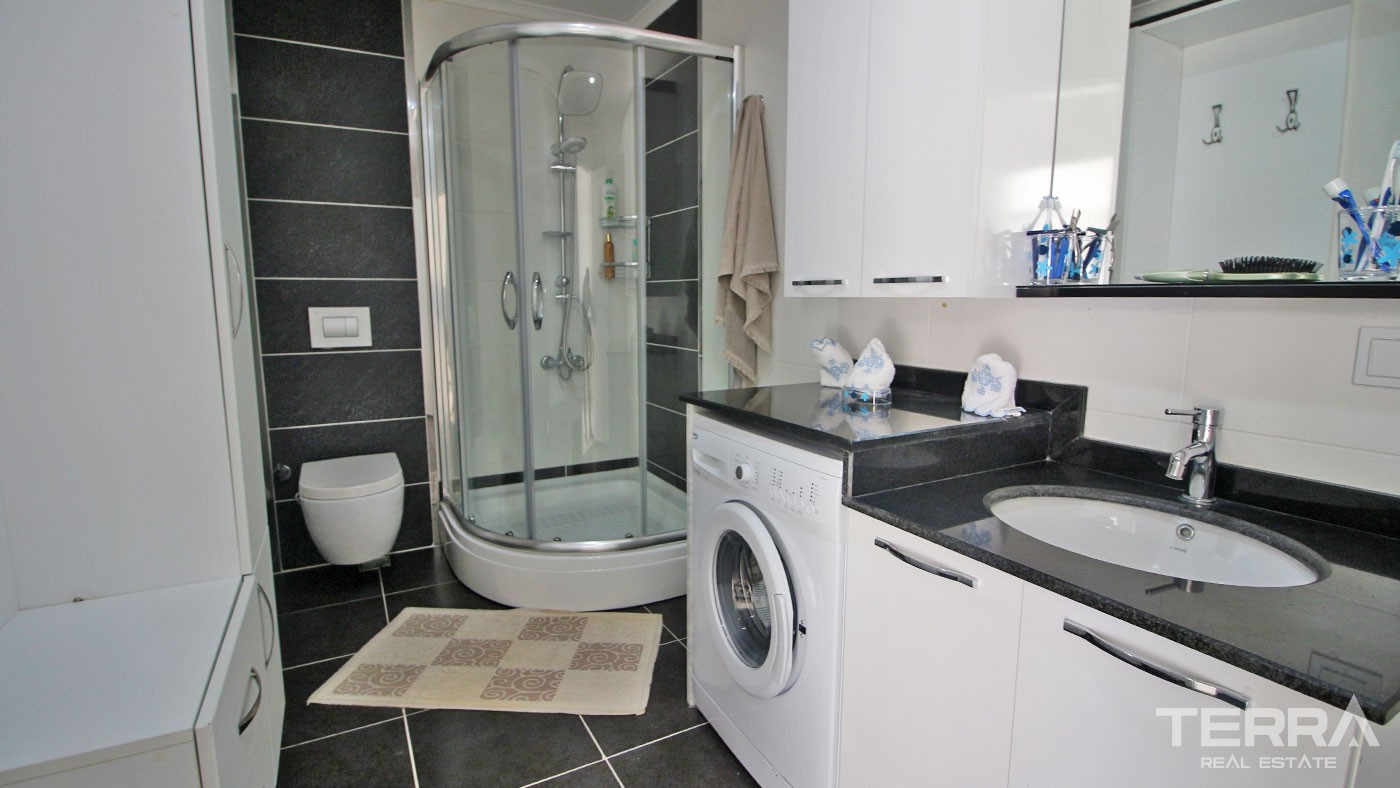 Furnished Penthouse Apartment Located in Alanya 150 m to Kestel Beach - 30816