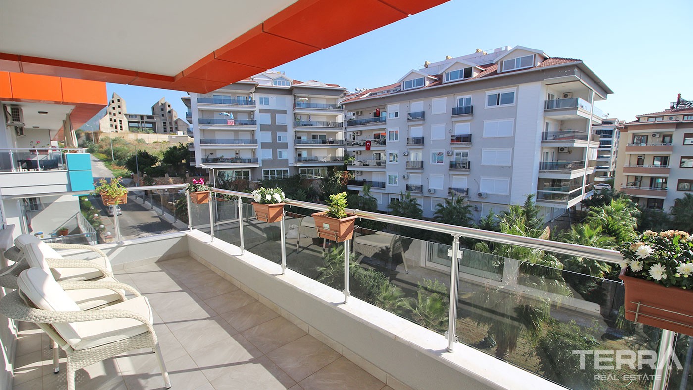 Furnished Penthouse Apartment Located in Alanya 150 m to Kestel Beach - 30820