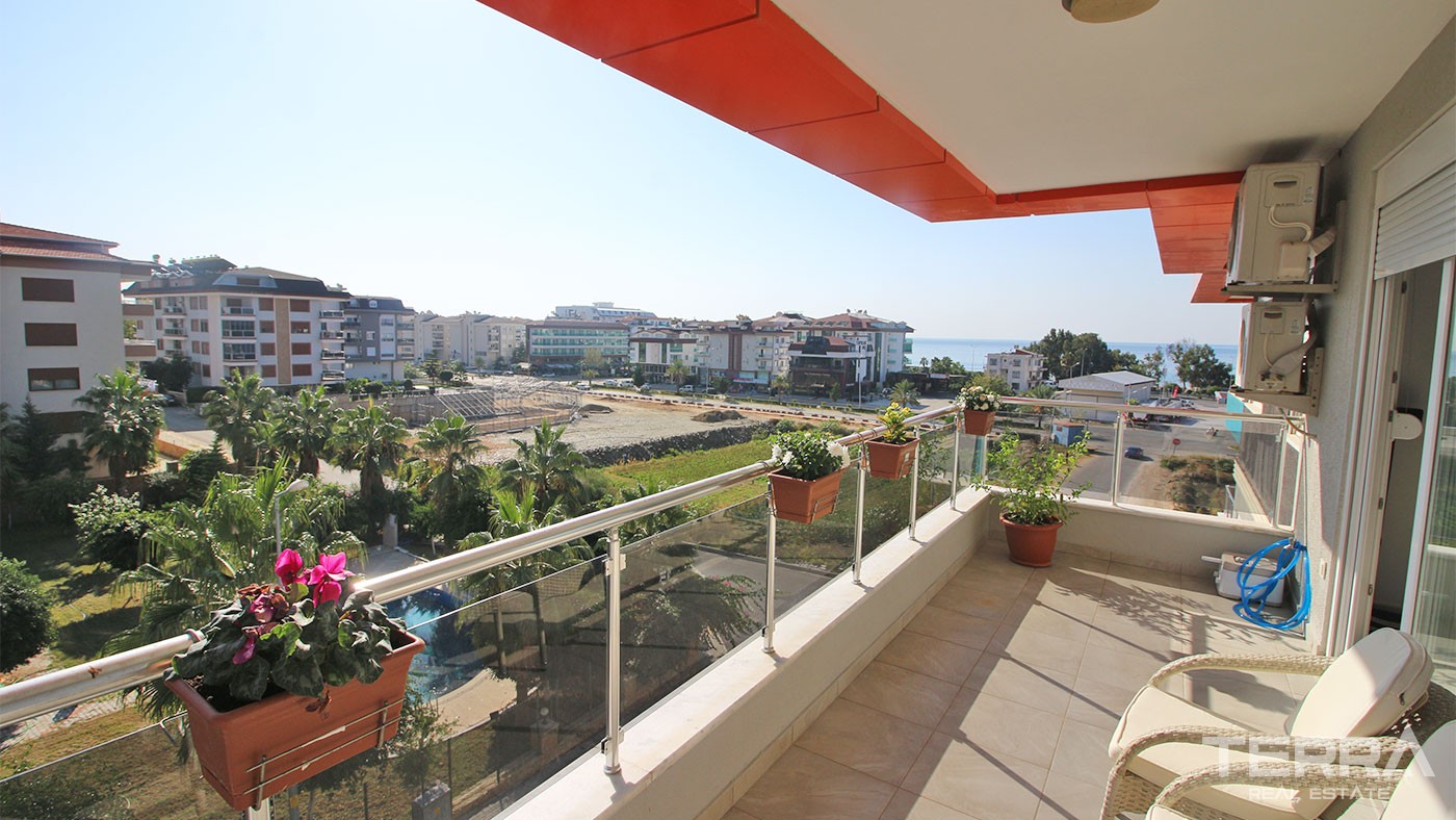 Furnished Penthouse Apartment Located in Alanya 150 m to Kestel Beach - 30821