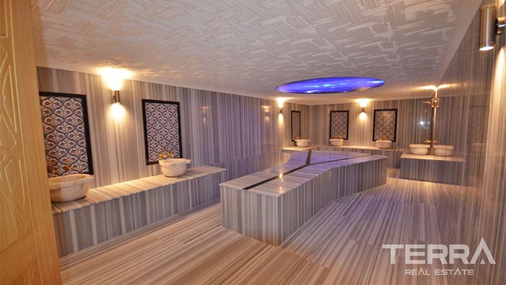 Furnished Penthouse Apartment Located in Alanya 150 m to Kestel Beach - 30832