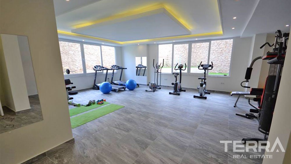 Furnished Penthouse Apartment Located in Alanya 150 m to Kestel Beach - 30834