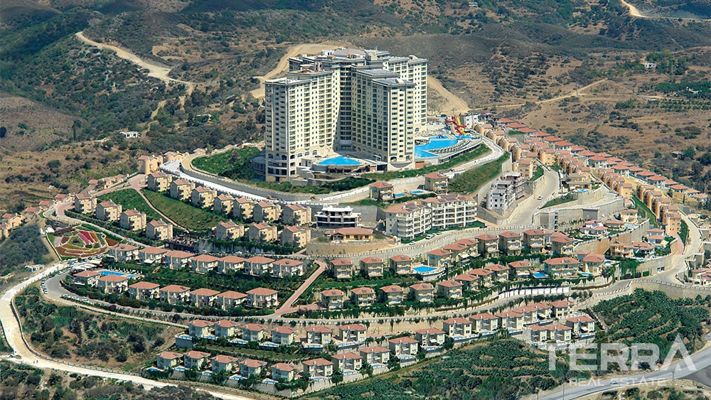 Furnished Alanya Apartment Located in Kargıcak Gold City Project - 30867