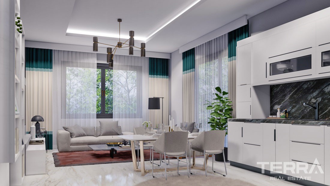 New Apartments in Alanya with Walking Distance to Kestel Beach - 30896
