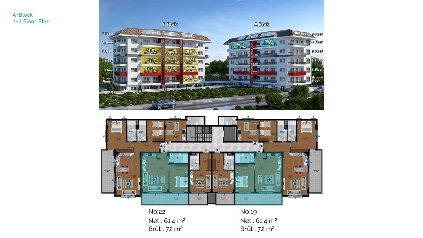 New Apartments in Alanya with Walking Distance to Kestel Beach - 30904