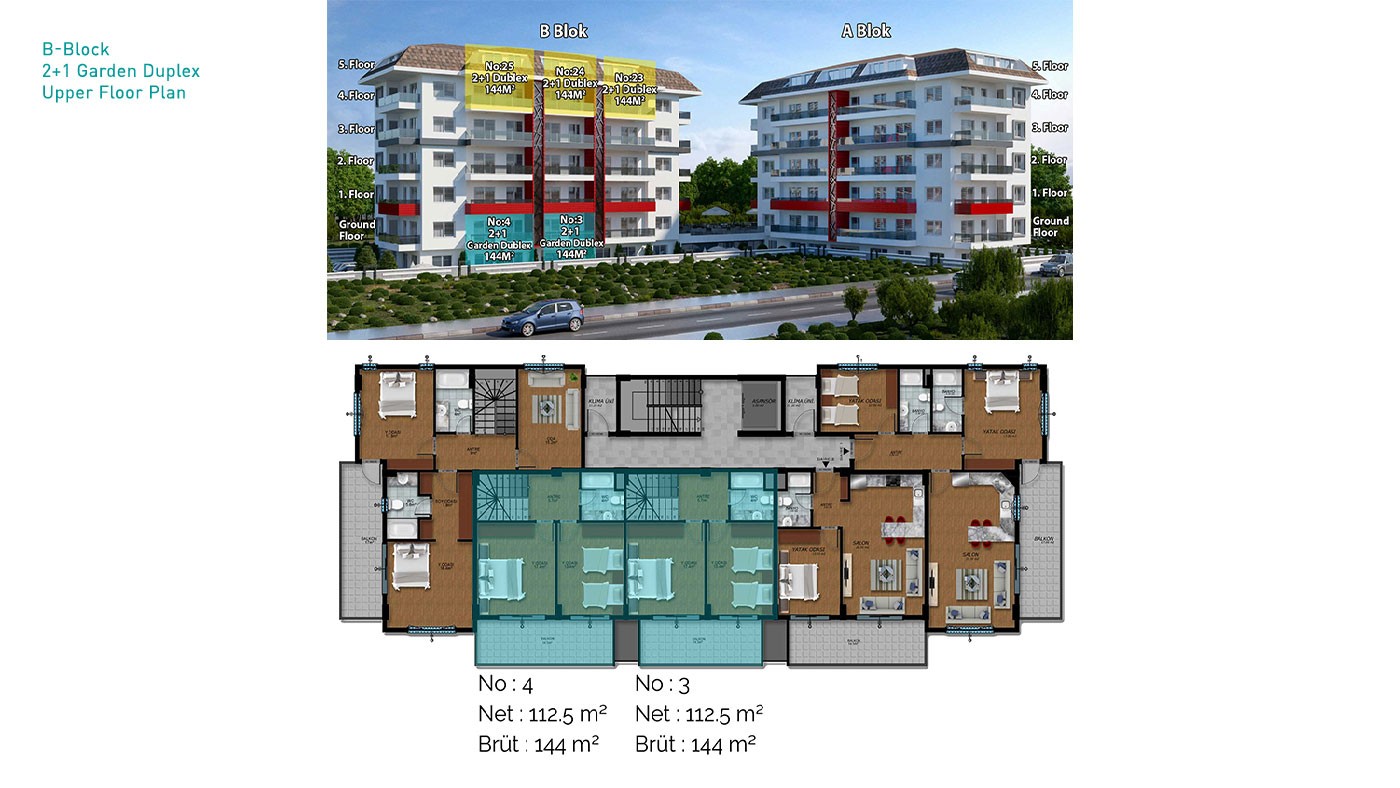 New Apartments in Alanya with Walking Distance to Kestel Beach - 30910