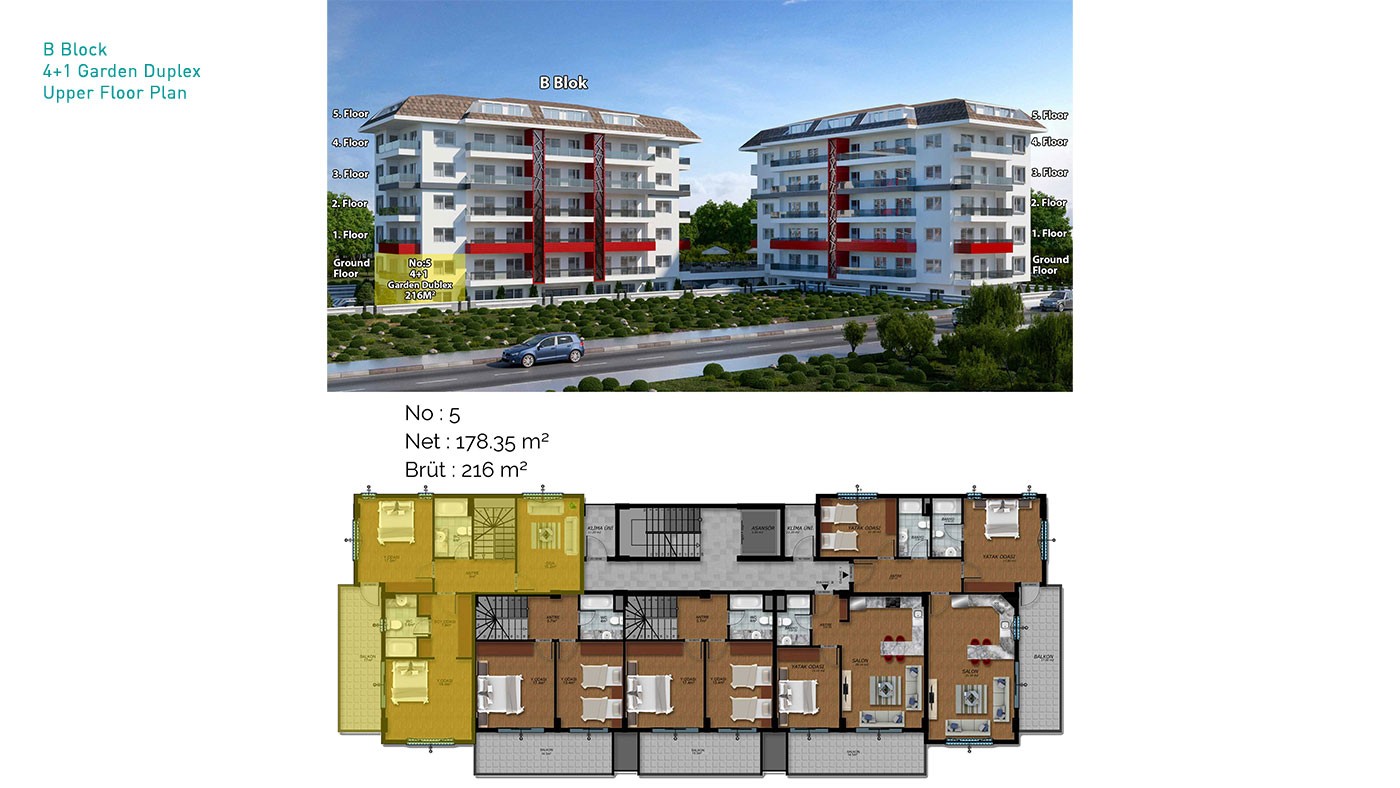 New Apartments in Alanya with Walking Distance to Kestel Beach - 30914