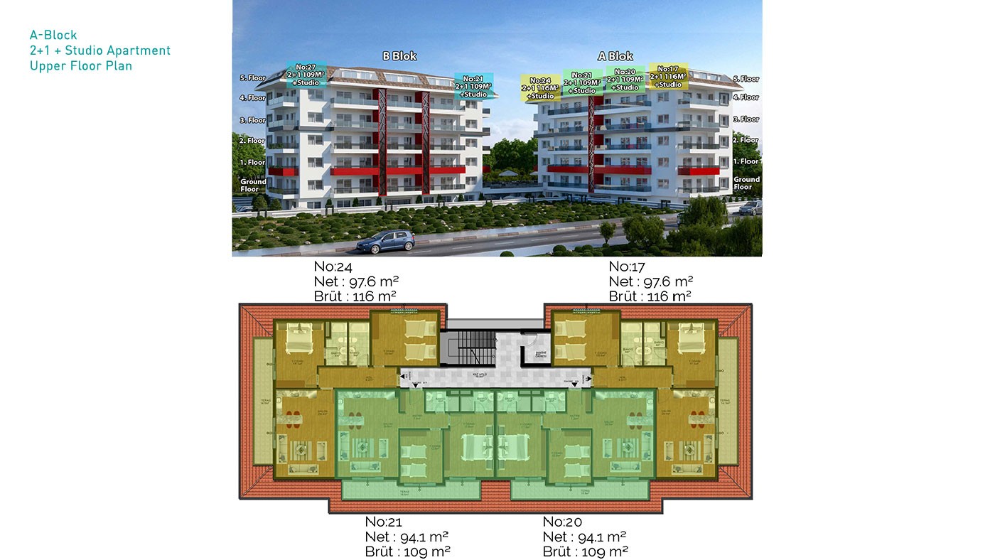 New Apartments in Alanya with Walking Distance to Kestel Beach - 30917