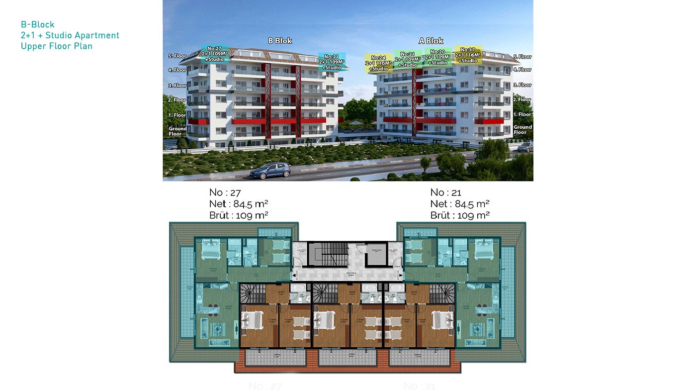 New Apartments in Alanya with Walking Distance to Kestel Beach - 30918