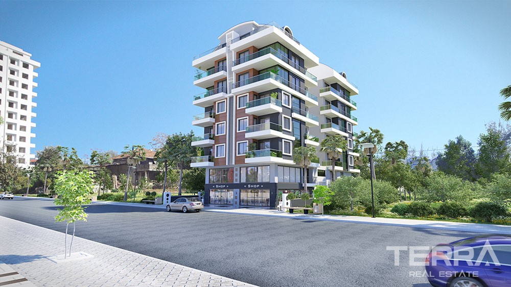 New Apartments for Sale in Alanya Mahmutlar Only 400 m to the Beach - 30991