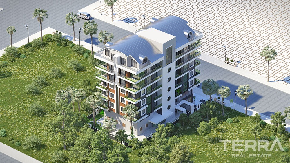 New Apartments for Sale in Alanya Mahmutlar Only 400 m to the Beach - 31000