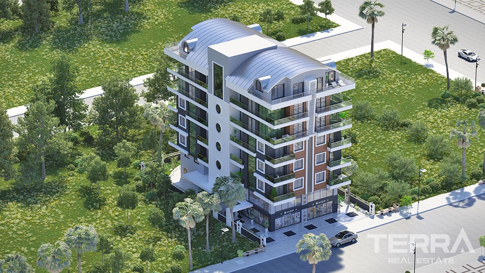 New Apartments for Sale in Alanya Mahmutlar Only 400 m to the Beach - 31001