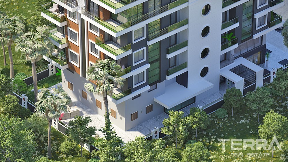 New Apartments for Sale in Alanya Mahmutlar Only 400 m to the Beach - 31002