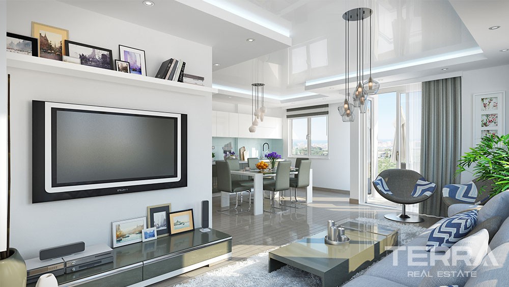 New Apartments for Sale in Alanya Mahmutlar Only 400 m to the Beach - 31017