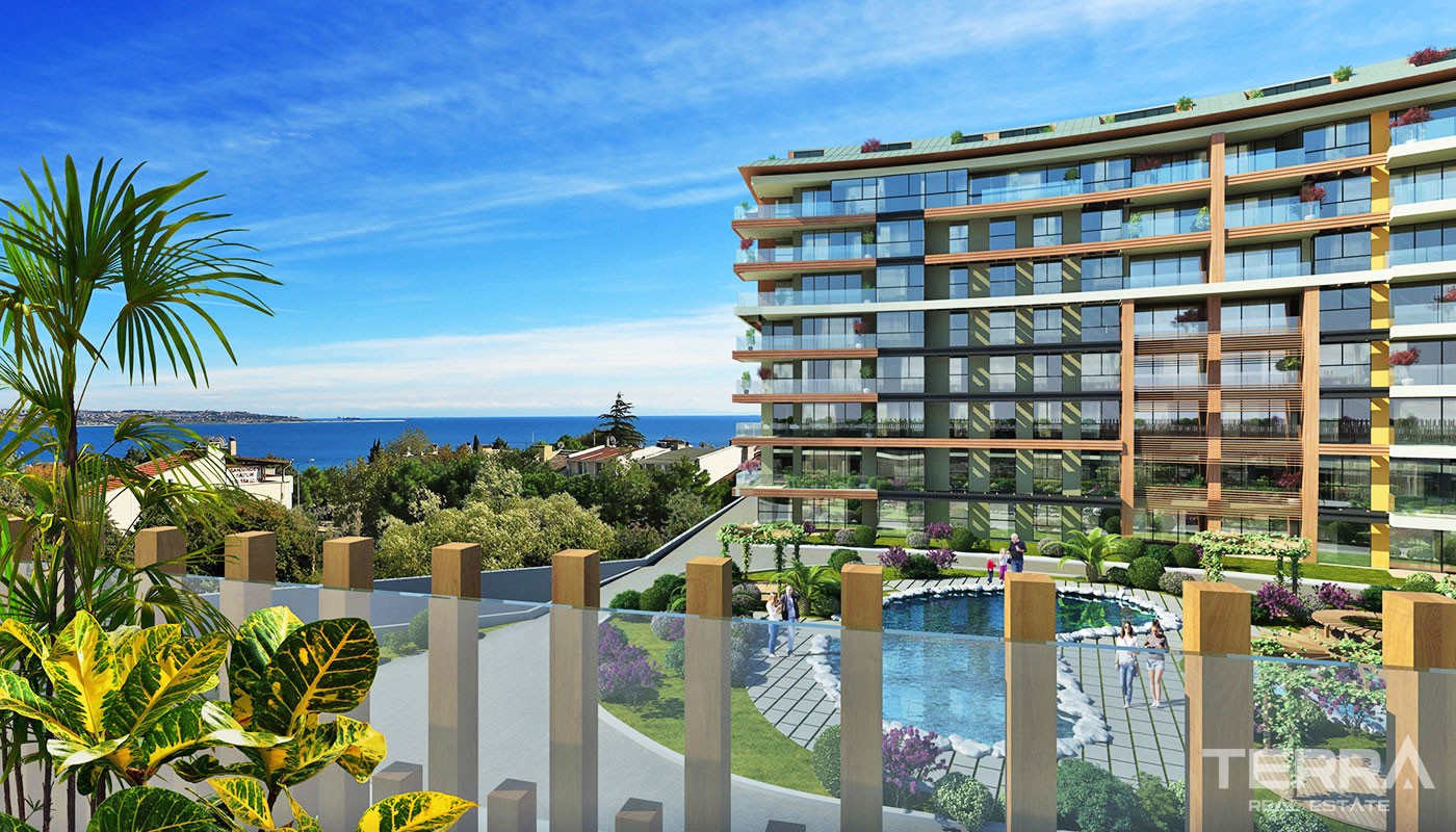 Marmara Sea View Apartments for Sale in Istanbul Büyükçekmece - 31203