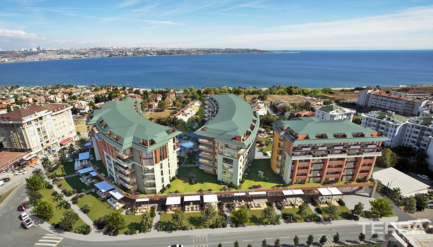 Marmara Sea View Apartments for Sale in Istanbul Büyükçekmece - 31204