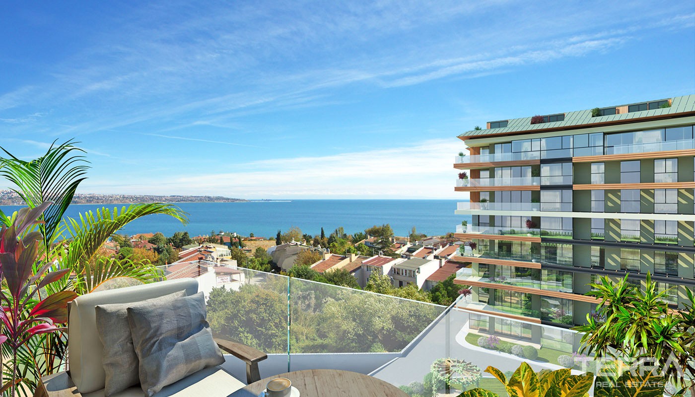 Marmara Sea View Apartments for Sale in Istanbul Büyükçekmece - 31205