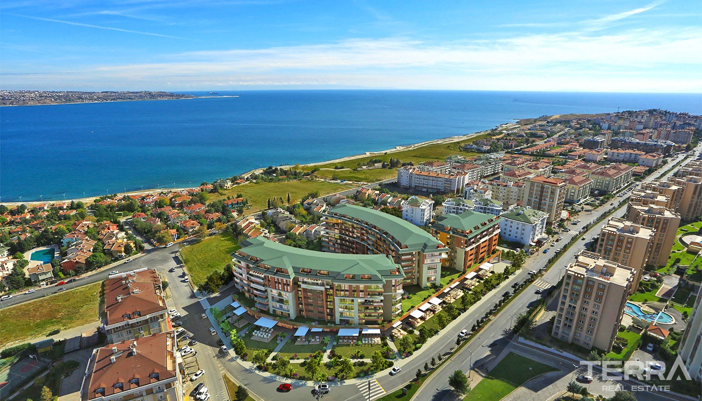 Marmara Sea View Apartments for Sale in Istanbul Büyükçekmece - 31208