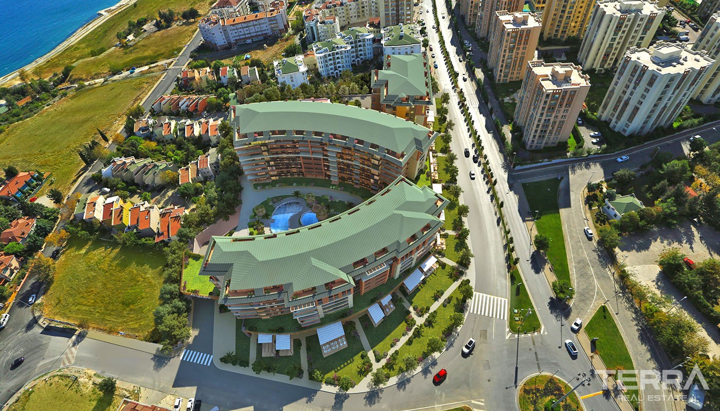Marmara Sea View Apartments for Sale in Istanbul Büyükçekmece - 31214