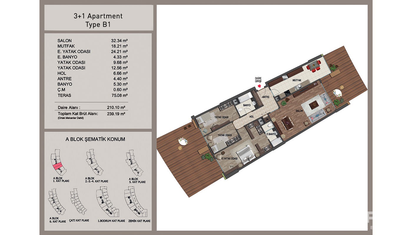 Marmara Sea View Apartments for Sale in Istanbul Büyükçekmece - 31217