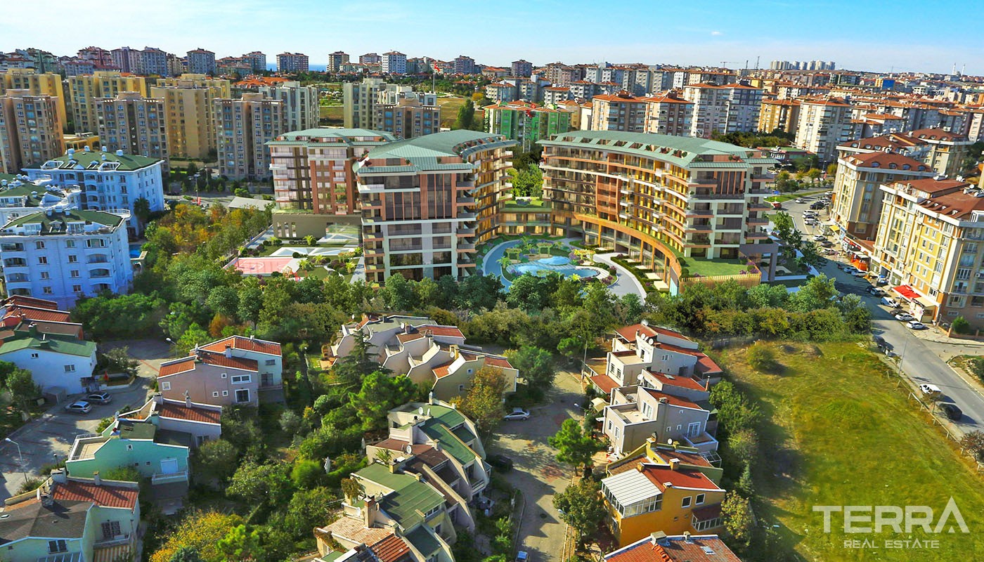 Marmara Sea View Apartments for Sale in Istanbul Büyükçekmece - 31221