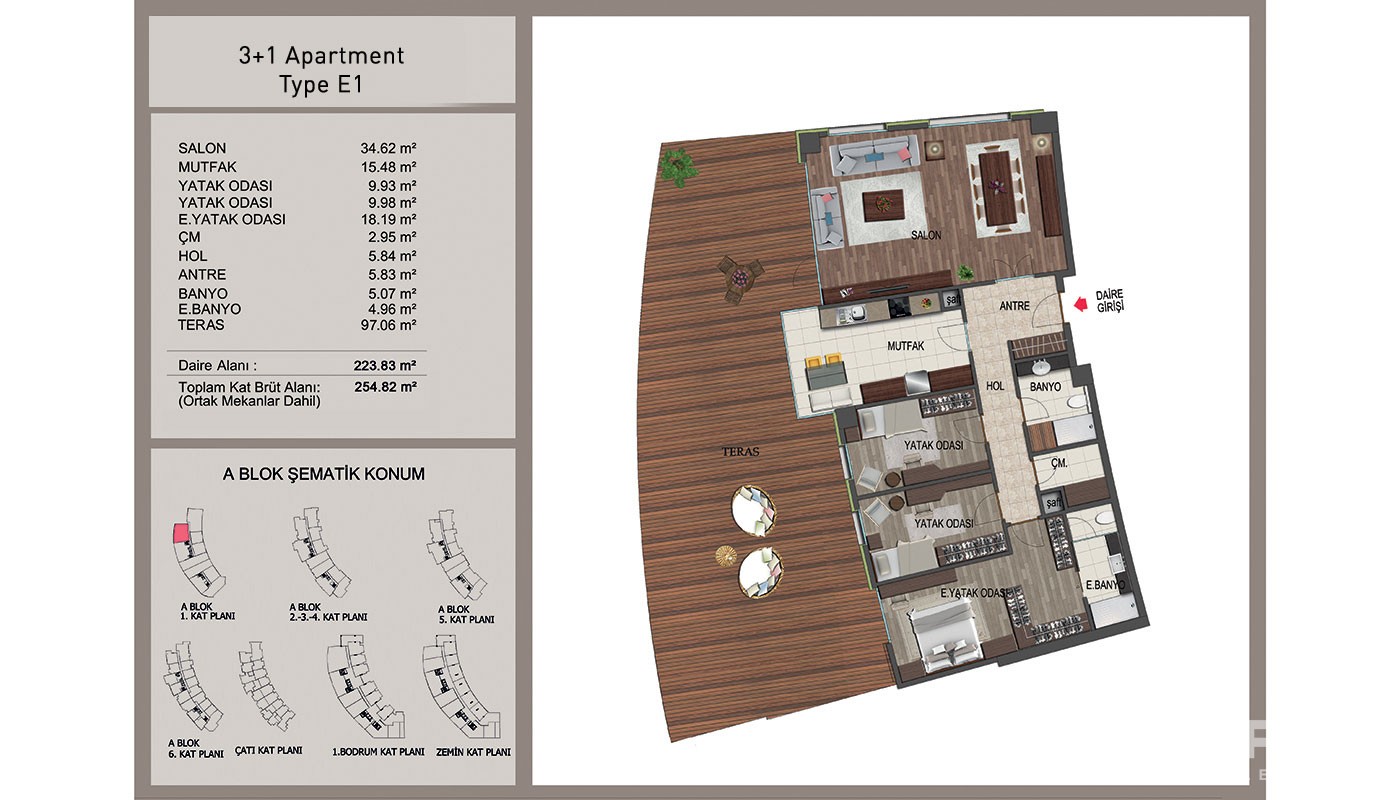 Marmara Sea View Apartments for Sale in Istanbul Büyükçekmece - 31222