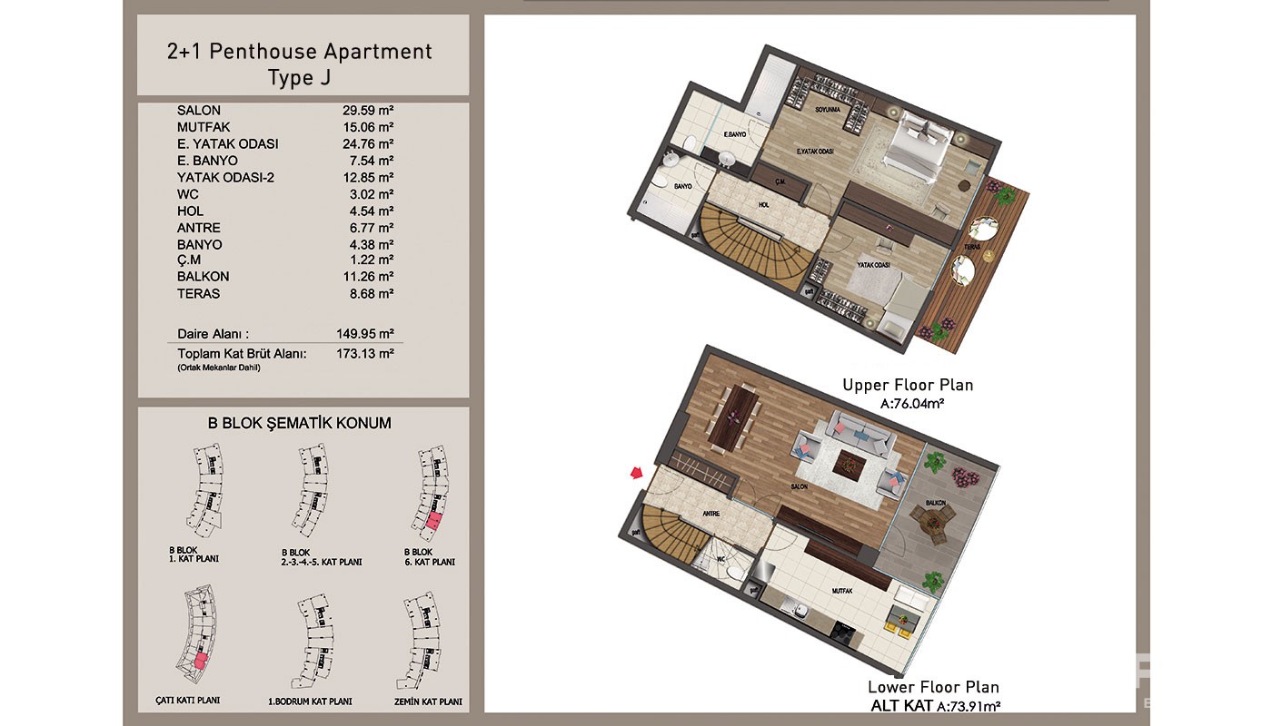 Marmara Sea View Apartments for Sale in Istanbul Büyükçekmece - 31232