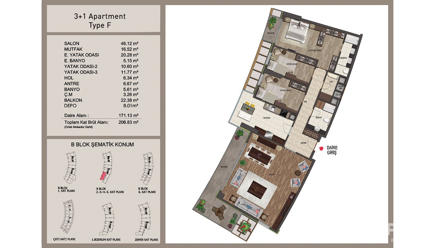 Marmara Sea View Apartments for Sale in Istanbul Büyükçekmece - 31247