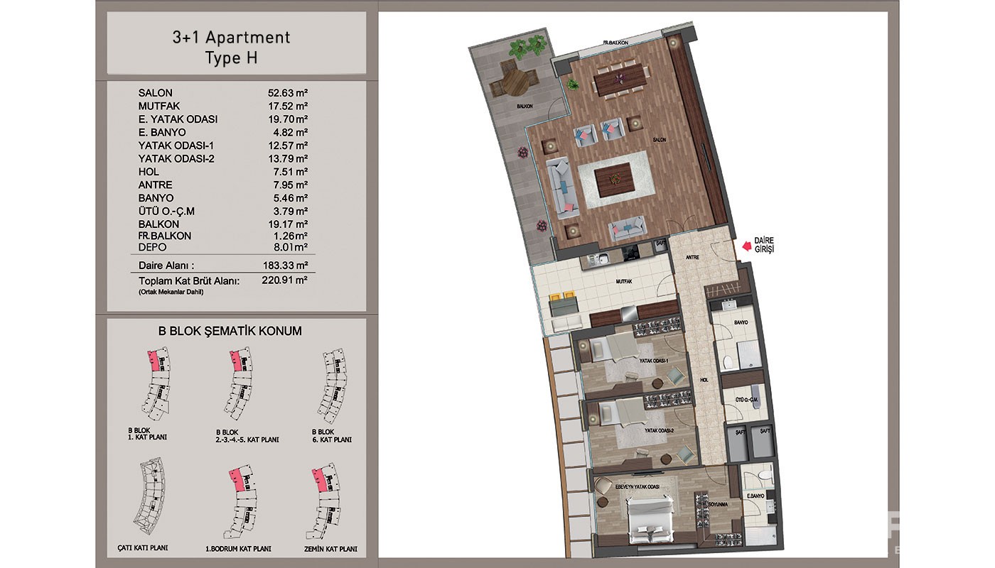 Marmara Sea View Apartments for Sale in Istanbul Büyükçekmece - 31248